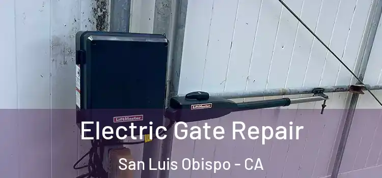 Electric Gate Repair San Luis Obispo - CA