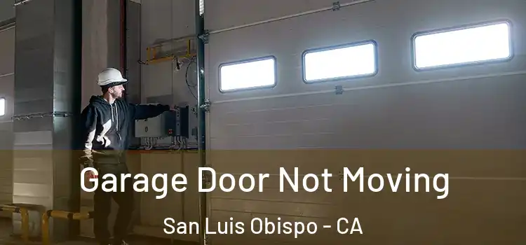  Garage Door Not Moving San Luis Obispo - CA
