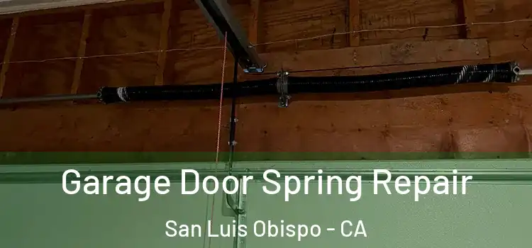  Garage Door Spring Repair San Luis Obispo - CA