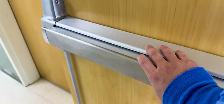 Installing a Push Bar on a Door San Luis Obispo