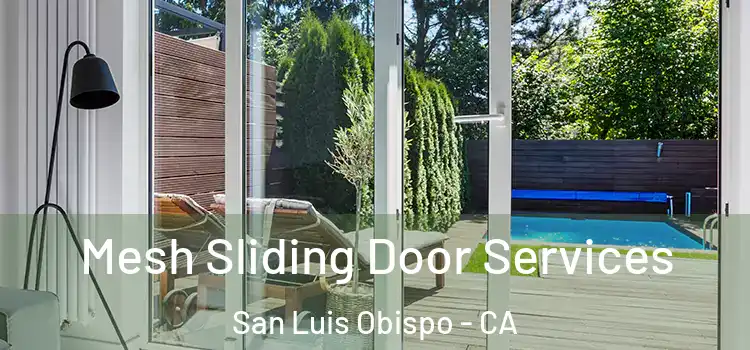 Mesh Sliding Door Services San Luis Obispo - CA